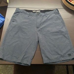 Billabong blue hybrid shorts. Waist 36